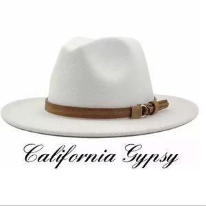 Chic Boho Rancher White Cowgirl Western Hat